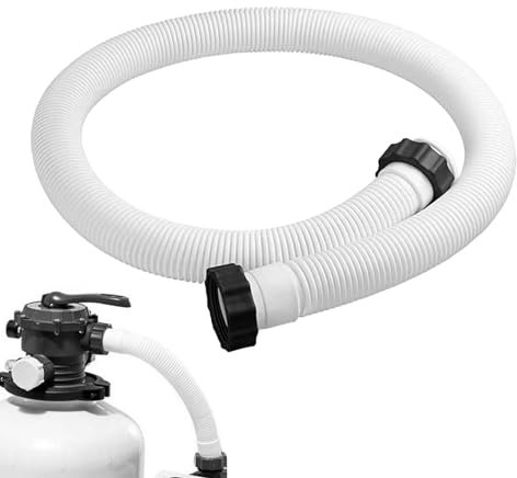 LearnLyrics Pool Filterschlauch - Schlauch Ersatzpumpe, Sandfilter Pool Pumpenschlauch | Schwimmbad UV-beständige Pumpe, Poolschlauch Ersatz Schwimmbadfilter für Sandfilter, Filterpumpen