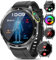 Marsyu 2025 Smart Watch with ECG,1.43 AMOLED Screen Smart Watches for Men Women Answer/Make Calls, Sport Fitness Smartwatch with Blood Pressure,Sleep Heart Rate Monitor,Step Counter (Modern, Black)