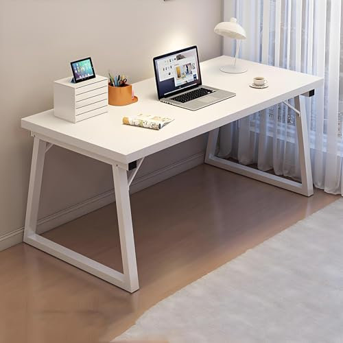 Generico Scrivania Gaming, Scrivania Camera da Letto, Scrivania 100x60, Piano Del Tavolo in Pannello ad Alta Densità da 23 MM, for Postazioni di Lavoro for Computer, Facile da Montare