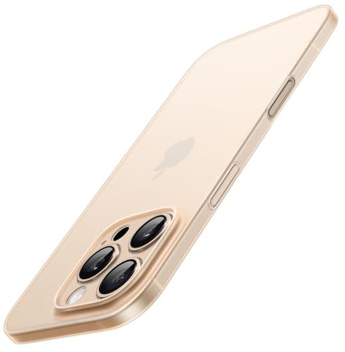 JETech Ultra Slim Case for iPhone 16 Pro 6.3 Inch, Camera Lens Full Protection, Lightweight Matte Finish PP Hard Minimalist Cover (Desert Titanium)