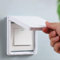 Lot de 6 cache-prises étanches à rabat de type 86 - Protection ultra fine pour interrupteur de salle de bain, maison, bureau, Cache Prise Etanche Electrique Murale pour Salle de Bain et Cuisine(blanc)