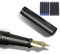 YUN CHUN Matte Black Forest Fountain Pen Set with 10 Black & 10 Blue Ink Refills, Best Gift Set for Men & Women, Medium Nib Fancy Pen for Smooth Writing, Journaling, Note Taking