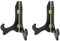 DBEIXIWEI 2Pcs Wooden Brackets Foldable Holder with Metal Hinge Wooden Folding Display Stand for Picture Frame Trays Awards