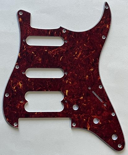 Battipenna per chitarra Fender Player Stratocaster Floyd Rose HSS Style (4 strati rosso tartaruga)