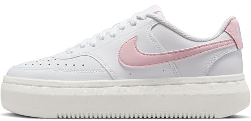 Nike Damen Court Vision Alta Damenschuh, White/Pink Foam-Sail, 39 EU