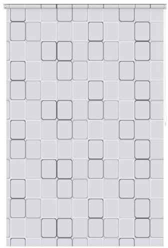 Artículo-Estor enrollable de ducha cuadrado 140 x 240 cm, accesorios de baño, cortinas de ducha