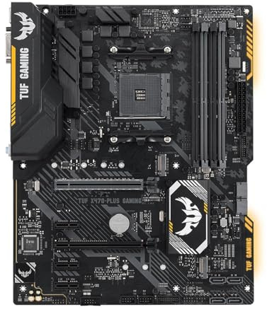 Scheda madre Fit For ASUS TUF X470-PLUS GAMING X470 AM4 ATX con supporto for CPU Ryzen 7/9/5 5900X 5800X 5800X3D DDR4 2×M.2 SATA III