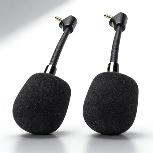 Dpofirs Mikrofonersatz für -Headset, 3,5-mm-Mikrofon mit Geräuschunterdrückung für Spiele