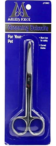 Millers Forge Pet Grooming Scissors, Blunt Tip, 5-3/4-Inch, Curved