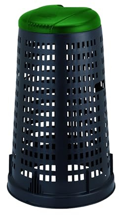 Stefanplast Trespolo Müllsackständer, 58 x 90 cm, 100 l, Schwarz/Grün
