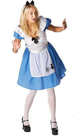 Rubie's Official Disney Alice in Wonderland Alice Classic Ladies Costume, Adult Fancy Dress