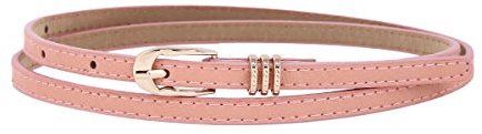 Damara Damen Multifarbe Dornschließe Modern Hüftgürtel,Pink