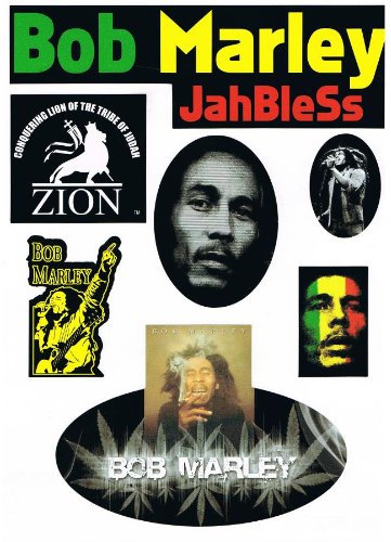 Brett-Wandtattoo Bob Marley Format A4 – 3 Blatt