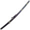 Area Shopping Katana Spada Giapponese in Plastica Blu per Arredamento