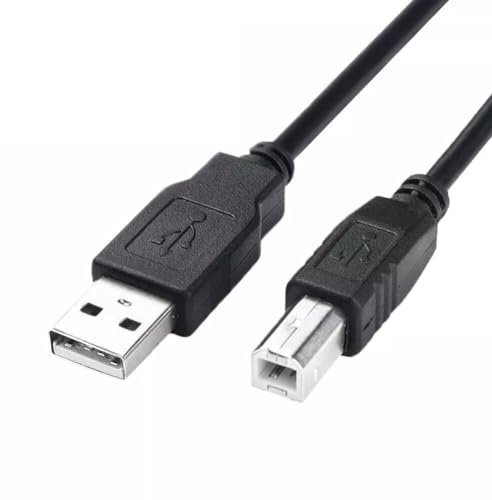 ULTRICS USB A to B Cable 2M, TPU High Speed USB 2.0 Printer Cable Lead Compatible with All USB Type B Devices Epson, HP DeskJet/Envy, Lexmark, 3D, Dell, Brother, DAC, All-in-One, Scanner