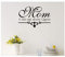 homemay PVC Wandtattoo Aufkleber Englisch Mom Queen Schlafzimmer Wohnzimmer Glas Fenster entfernt werden kann, bei homewallpaper35.6 cm x22.9 cm, grau, 35.6cm x22.9cm