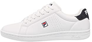 FILA Crosscourt 2 F men Herren Sneaker, Weiß (White/Dress Blue), 44 EU