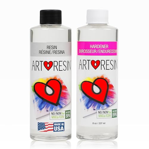 ArtResin - Resina epossidica - Trasparente - Non tossico - 474 ml (resina da 226 g + indurente da 226 ml)