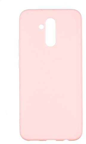 cuzz Custodia Compatibile con Huawei Mate 20 Lite+(Film di Vetro temperato)Silicone TPU Cover Morbida Protettiva Custodia Ultra Sottile Leggero Cover-Rosa Chiaro