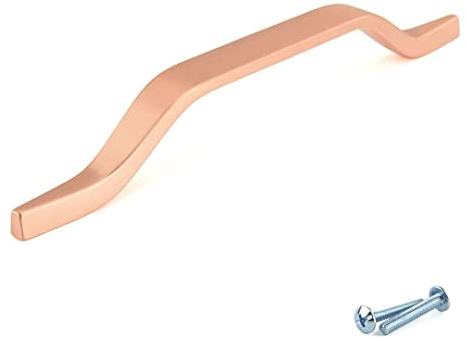M4TEC Stangengriff Möbelgriff Schlafzimmer Schranktür Küchenschrank Relinggriff Gebürstetes mattes Kupfer. Z8 Serie: 320 mm BA