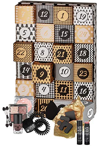 Boulevard de Beauté Count Down To Christmas - wiederverwendbarer Beauty-Adventskalender für dekorative Weihnachten, 24 Stück