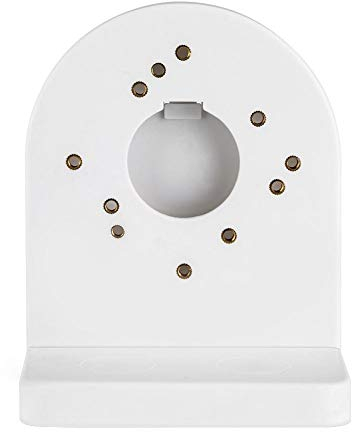 Dome-Kamerahalterung , Universal CCTV ABS Kunststoff Dome Kamera Wandhalterung Ständer Weiß für Innen und Außen, Zweiwege-Audio, Bewegungserkennung.