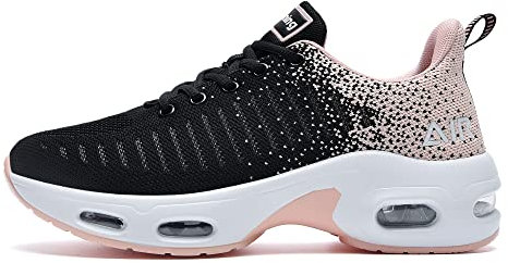 MAFEKE Air Athletic Laufschuhe für Damen, modisch, Tennis, atmungsaktiv, leicht, Orange 1, 38 EU