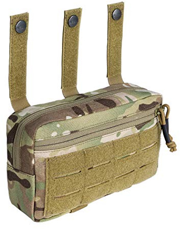 IDOGEAR Taktische Tasche MOLLE Dump Taschen Falltasche Dual-Purpose Carrying Kit EDC Tasche mit MOLLE-Haken und -Schlaufen für Weste 500D-Nylon