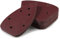 LEONTOOL 30 pezzi di carta vetrata per mouse grana 150 6 fori levigatrice mouse pad gancio e anello dettaglio disco abrasivo