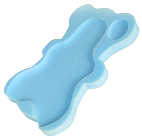 coussin de bain bebe, confortable bébé de bain de bébé coussin anti-bactériel et patiné de patin (bleu)
