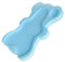 coussin de bain bebe, confortable bébé de bain de bébé coussin anti-bactériel et patiné de patin (bleu)