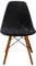 Chickwin Stuhlhussen Runde Schalenstuhl, Strech Stuhlbezug 1 2 4 6er Set Elastisch Esszimmerstühle Bezug für Skandinavische Stühle/Stuhlüberwürfe für Wohnzimmer (Schwarz Marmor,4 Stück)