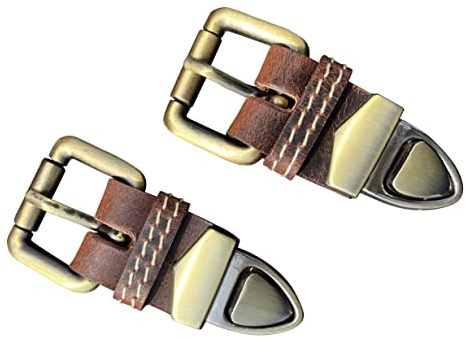RUSTIC TOWN Leather Bag Replacement Push Clip Clasp Lock - Quick Release Metal Fasteners Buckles for Satchel & Messenger