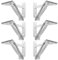 FUNSUEI 6 PCS Lift Up Flap Top Hinge, Sofa Bed Lifting Hinges, 80 Degree Cabinet Hinge, Steel Spring Hinges Folding Lift Up for Wardrobe, Cupboard, Furniture