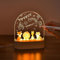 OTraki Veilleuse Bébé Personnalisé DIY LED Lampe Veilleuse Enfant USB Animaux Veilleuse de Nuit Idée Cadeau de Baptême pour Bebe Naissance Garcon Fille Nouveau-Né Déco Chambre Lampe de Chevet