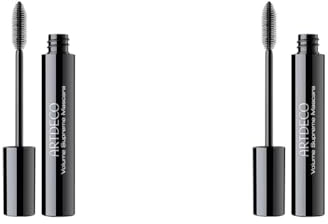ARTDECO Volume Supreme Mascara – Wischfeste Wimperntusche mit flexibler Gummibürste – Für Länge und Volumen – 1 x 15 ml (Packung mit 2)