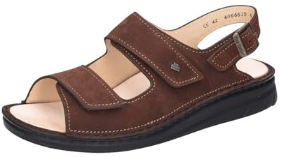 FinnComfort FINN COMFORT Benin Herren Sandale braun coffee Oilbuk Nubukleder