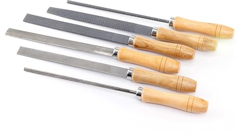 Kippen 1120X - Set da 6 pcs di Lime e Raspe per Legno e Metallo da 200 mm.