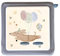 MeinBaby123® Toniebox Schutzfolie Hund | Toniebix Zubehör | Toniebox Aufkleber passgenau & selbstklebend | Toniebox Sticker | Geschenke für Kinder zum Geburtstag (Hund mit Luftballon)
