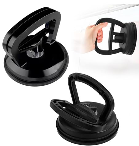 Ventosa Ammaccature, Kit Ammaccature Auto, Carrozzeria Ventosa, Attrezzi di Riparazione per Ammaccature, Auto Dent Puller, Estrattori a Ventosa, per Riparazione Auto, Vetri, Schermi 2 Pezzi