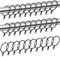 Shappy 40 Packs Metal Drapery Curtain Rings Curtain Rod Rings with Eyelets Hanging Rings for Curtains and Rods, Drape Sliding Eyelet Rings Internal Diameter(1.5in,Black)