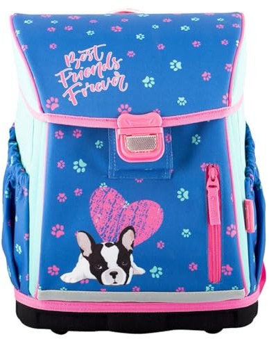 Hama New Generation Schulranzen für 1.-4. Klasse Grundschule (Blue Dog)