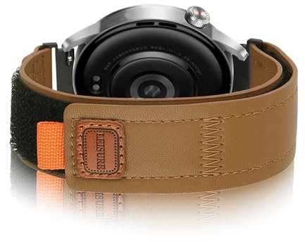 diNGK SPORTS Lederarmband Kompatibel mit CMF Watch Pro 2 Armband Klassische Leder Langlebig Ersatzband für CMF Watch Pro 2 Outdoor Sport Verschleißfest Lederarmband für CMF Watch Pro 2 Armband (4)