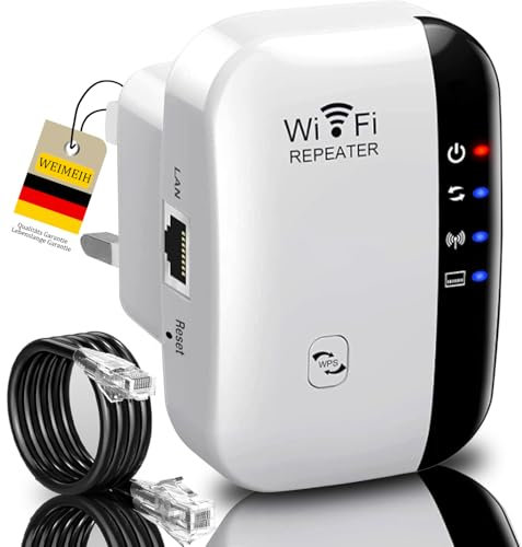 2025 Newest WiFi Extender Booster,WiFi Repeater, WiFi Extender,Covers Up to 4000 Sq.ft and 40 Devices,WiFi Booster Range Extender with Ethernet Port,Quick Setup,UK plug Home Wireless Signal Booster