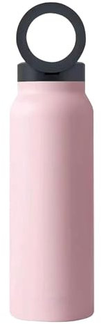 Vakuumisolierte magnetische Wasserflasche – 680 ml Gym & Sport Flasche mit Handyhalterung, auslaufsichere Magnetflasche für Outdoor-Reiten, Auto & Fitnessstudio