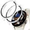 Woijrly 2 Pezzi Brillantini Cover per Samsung Galaxy Watch FE 2024/Watch 4 40mm,Bling Crystal Rhinestone Antiurto Bumper Case,Custodia Protettiva Rigida PC Integrata in Vetro Temperato HD, Transparent