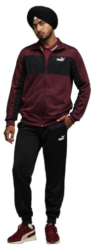 PUMA Herren-Trainingsanzug Acetat Poly Colourblock Bordeaux Code 687304-96