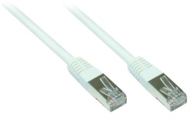 Good Connections Patchkabel, Cat. 6, S/FTP, PiMF, PVC, 250MHz, weiß, 7,5m
