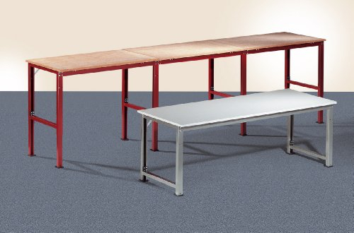 Manuflex AU8035.7035 Arbeits-Anbautisch UNIVERSAL Spezial mit Multiplexplatte, BxTxH = 1250 x 800 x