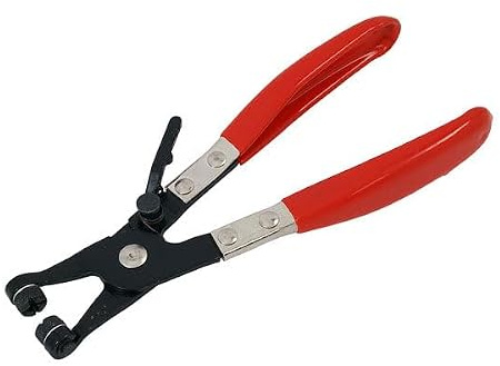 Neilsen CT2584 Swivel Jaw Hose Clip Pliers with Ratchet Locking Mechanism